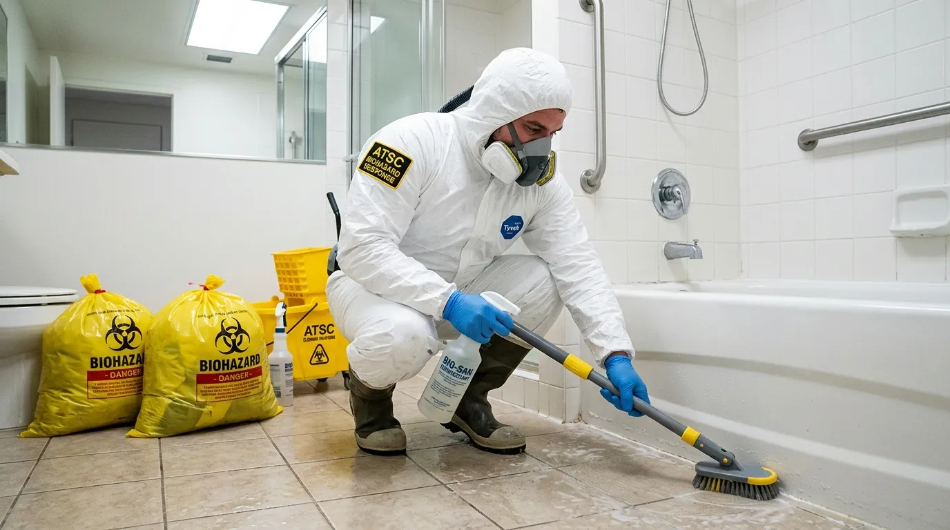 Decontamination equipment deployed for Blood Cleanup in Lorain